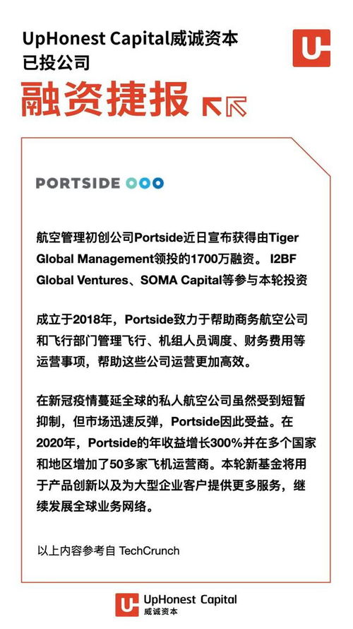 Portside航空軟件獲1700萬美元融資，推動航空信息系統集成服務新升級